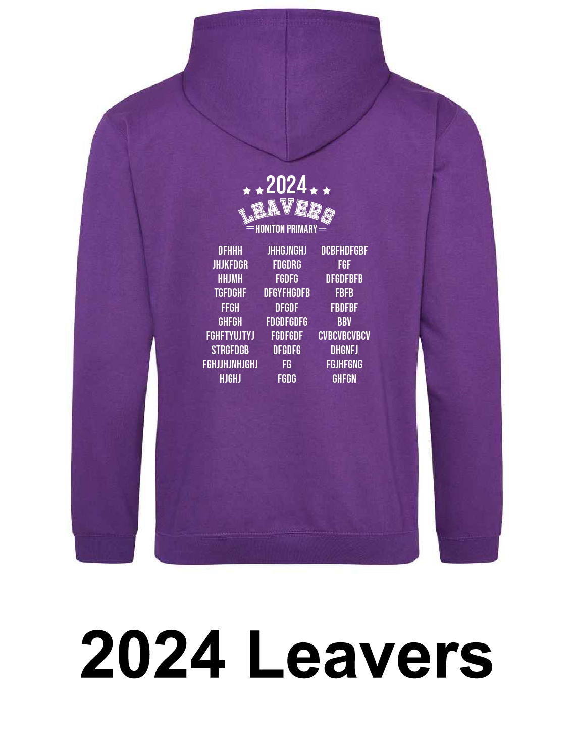 2024 Leavers Purple