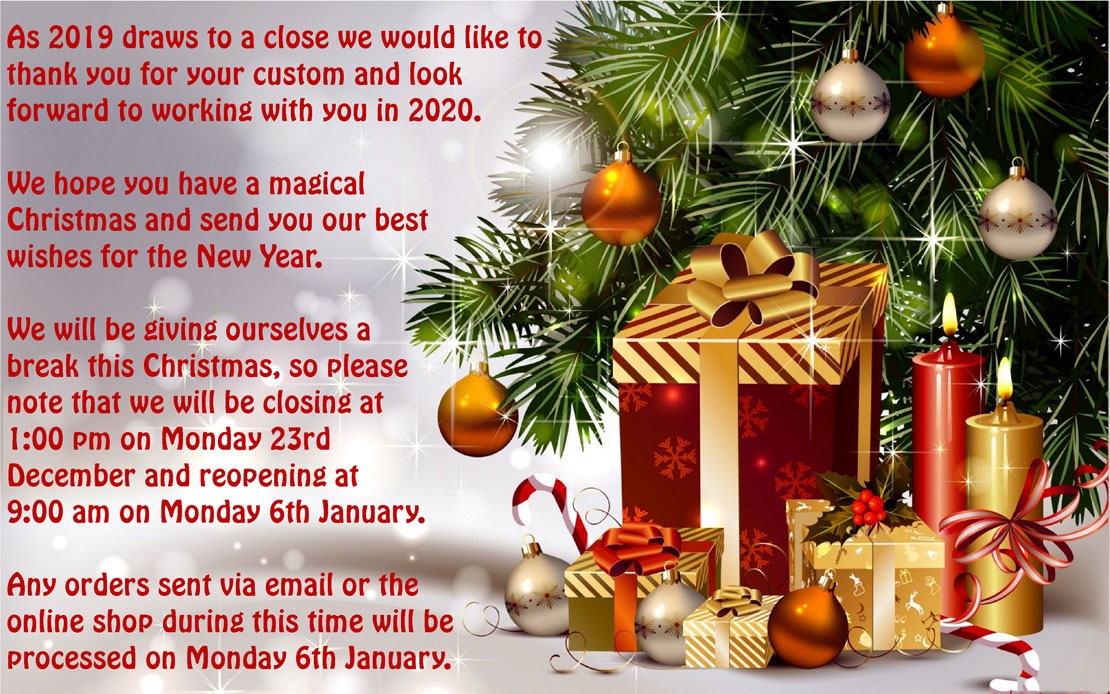 Christmas Opening Hours