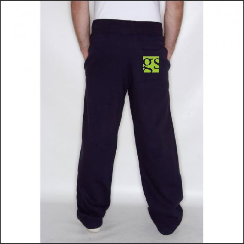 mens open hem track pants
