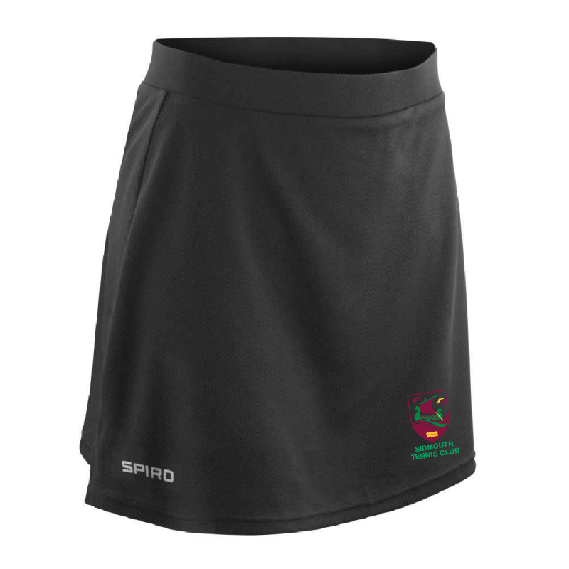 A1 Print Stitch STC SR261F Spiro Ladies Skort Black