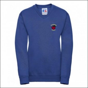 Payhembury Primary Adults Select V-Neck Sweatshirt - Royal Blue - BMB 3SV