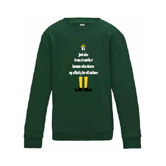 Kids elf christmas jumper hotsell