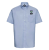 933M Russell Collection Short Sleeve Easy Care Oxford Shirt - Light Blue - Devon Rugby Referees Society: 15