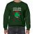 Kids Little Miss Christmas Jumper - Various Colours - GD56B: 5-6 Bottle Green