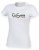 Ladies Feel Good Stretch T-Shirt - SK121: XXL White with Holographic Silver Heat Press