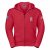 STC 266M - Russell Authentic Zip Hooded Sweatshirt - Classic Red: XL