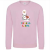 Kids Llama Christmas Jumper - Pink - JH030B: 9-11