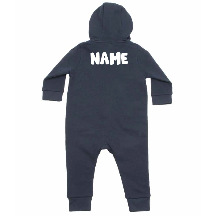 A1 Print & Stitch Toddler All In One Navy Personalised LW70T