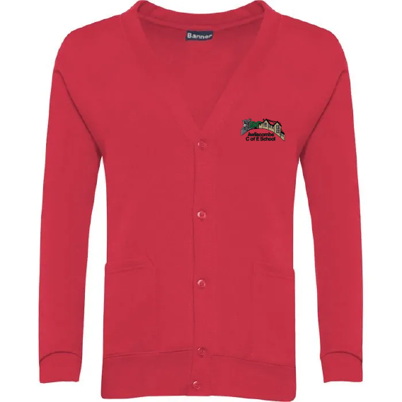 Awliscombe Primary School Select Cardigan - Red - 3SC » A1 Print & Stitch