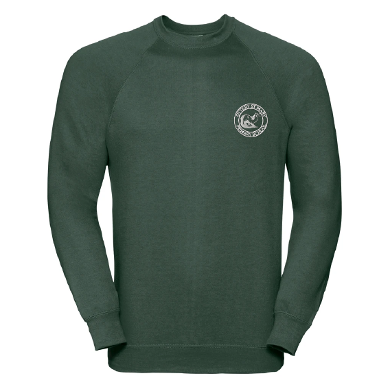 Ottery St Mary Primary Classic Sweatshirt – Bottle Green – 762B / M
