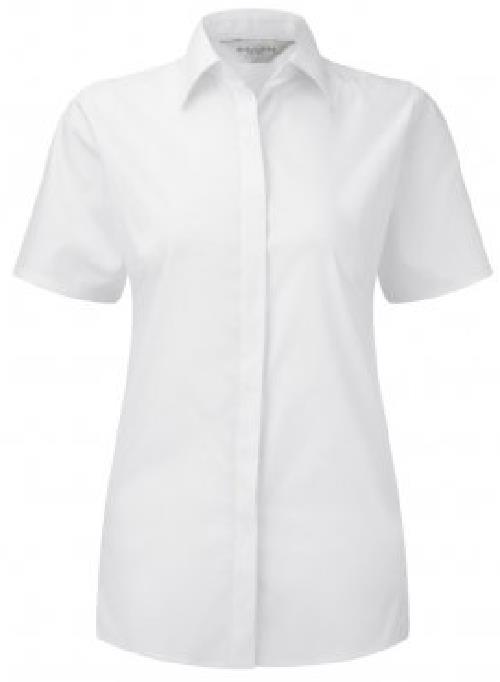 Russell Collection Ladies Short Sleeve Ultimate Stretch Shirt