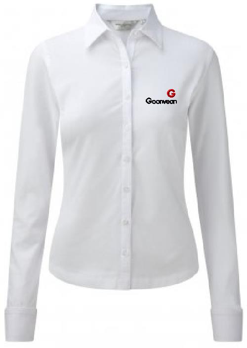 Russell Collection Ladies Long Sleeve Stretch Top