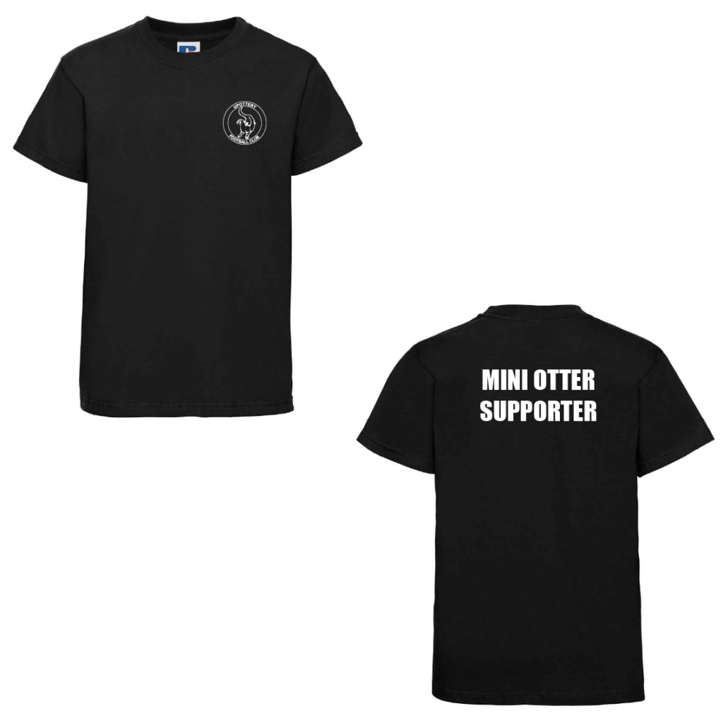 Mini Otter Supporter Child T Shirt – 180B – Various Colours