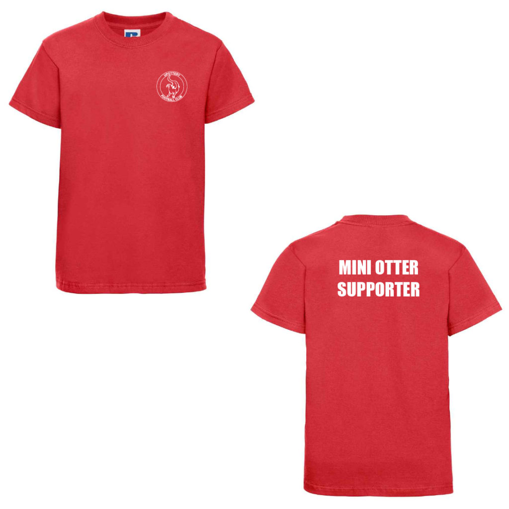 Mini Otter Supporter Child T Shirt – 180B – Various Colours