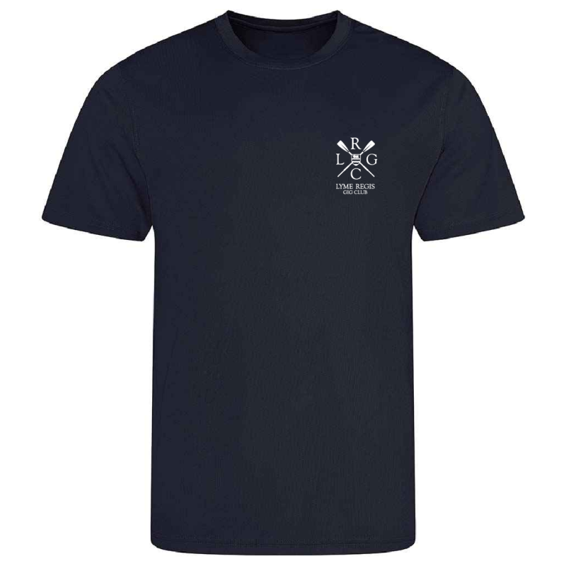 LRGC French Navy Sports Performance T-Shirt – JC001