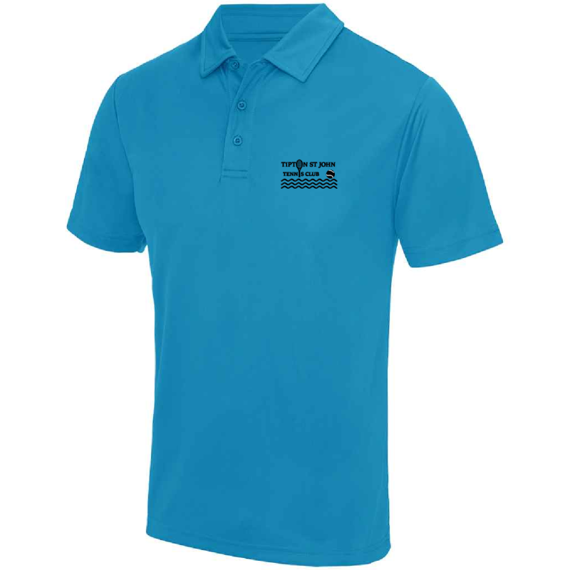 Tipton St. John Tennis Club Unisex Polo Shirt – JC040 – Sapphire Blue
