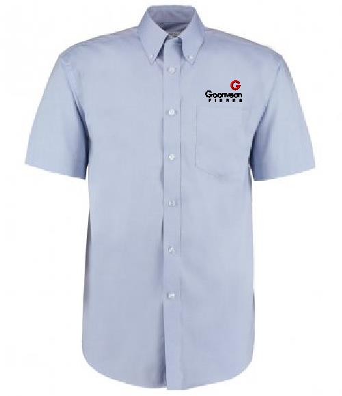 GF/Kustom Kit Short Sleeve Corporate Oxford Shirt