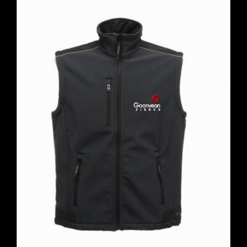GF/Black Hardwear Sandstorm Workwear Soft Shell Bodywarmer