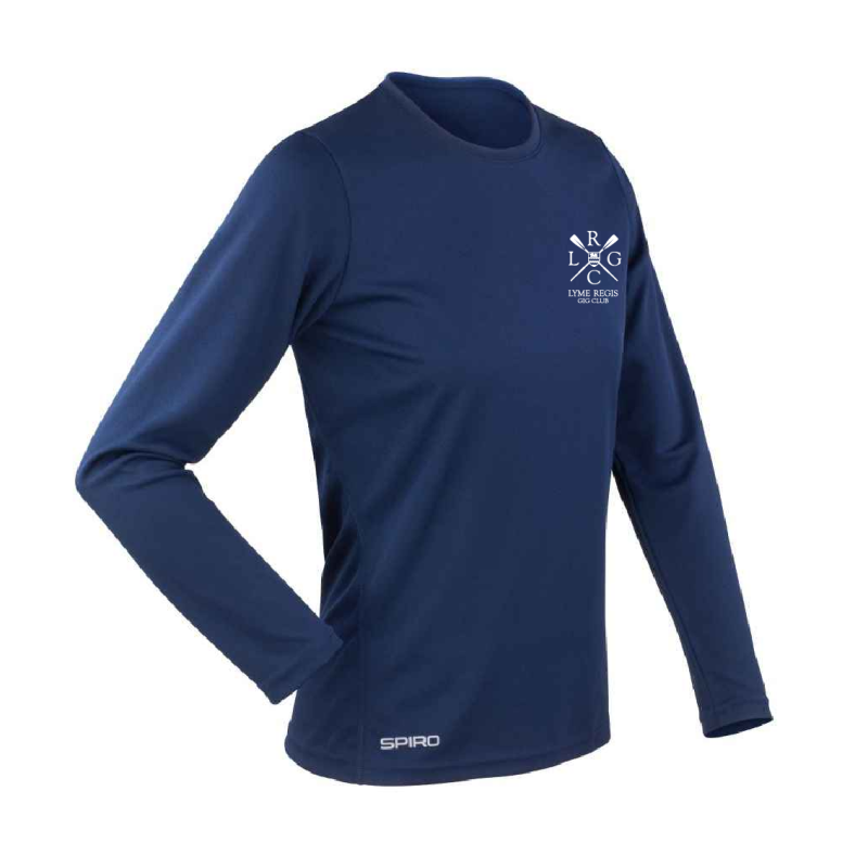 LRGC Ladies Sports Performance Long Sleeve T-Shirt – Navy or White – SR254F