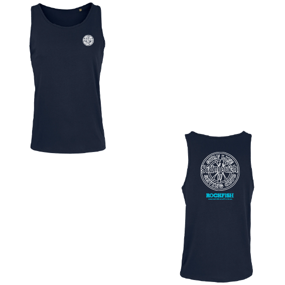 SSLSC Unisex Crusader Relaxed Fit Tank Top – Navy or White – 03980