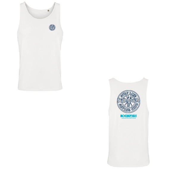 SSLSC Unisex Crusader Relaxed Fit Tank Top – Navy or White – 03980