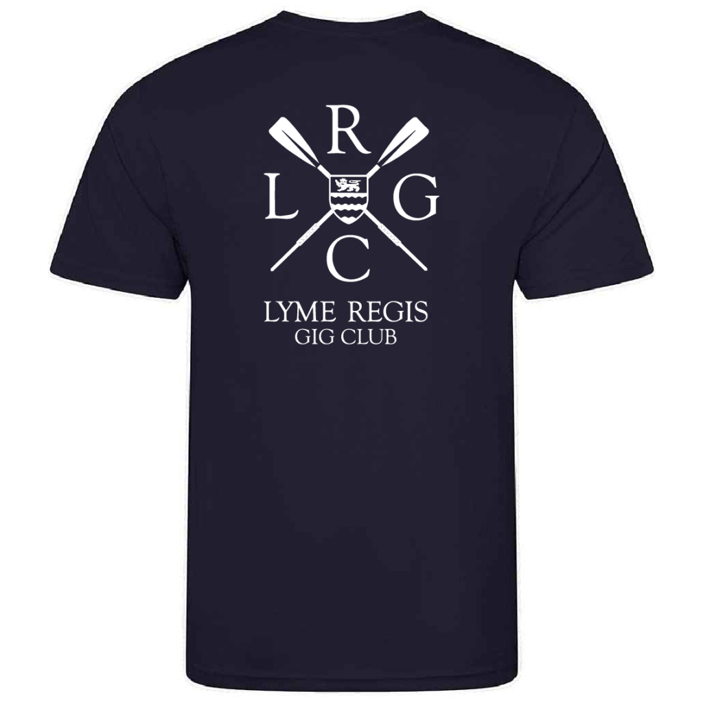 LRGC French Navy Sports Performance T-Shirt – JC001
