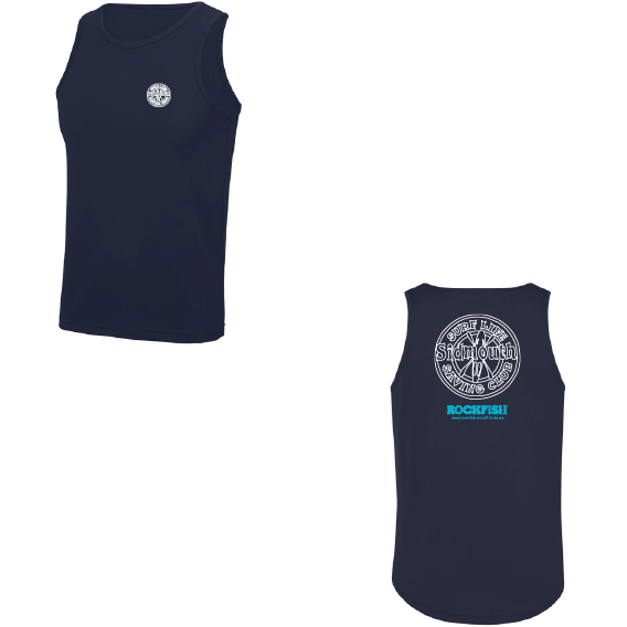 SSLSC Unisex Cool Wicking Polyester Sports Vest  – Navy or White – JC007