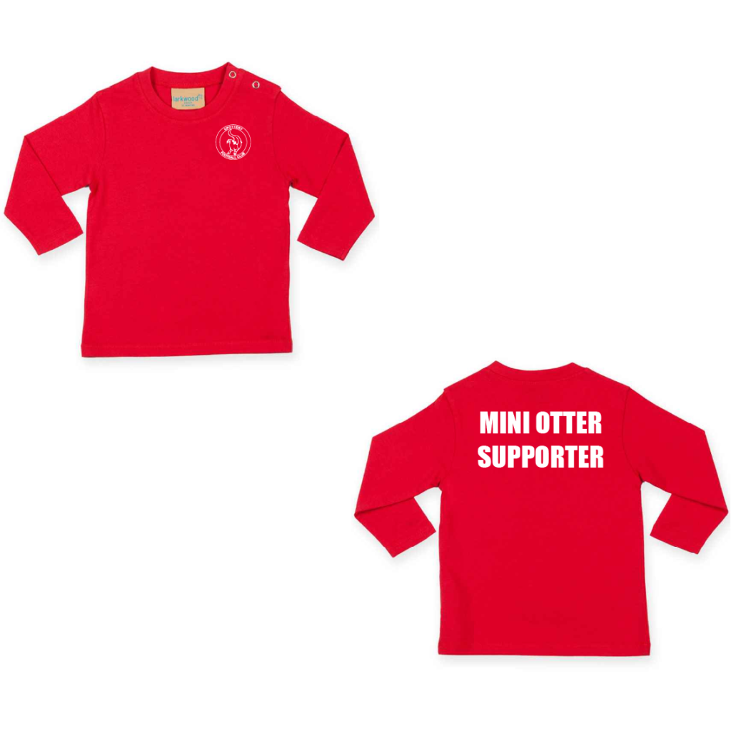 Mini Otter Supporter Long Sleeve T Shirt – LW21T – Various Colours