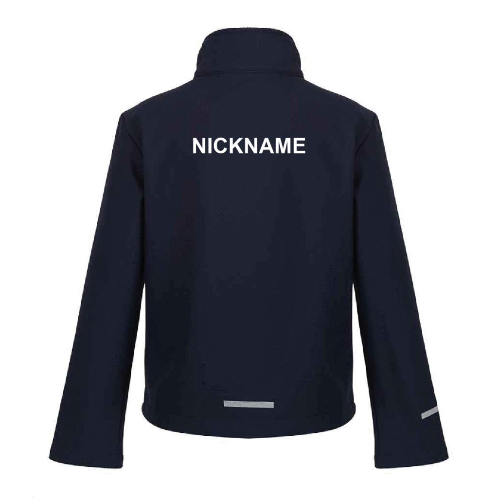 Axminster Gymnastics Ablaze Soft Shell Jacket – RG627 – Navy / Navy
