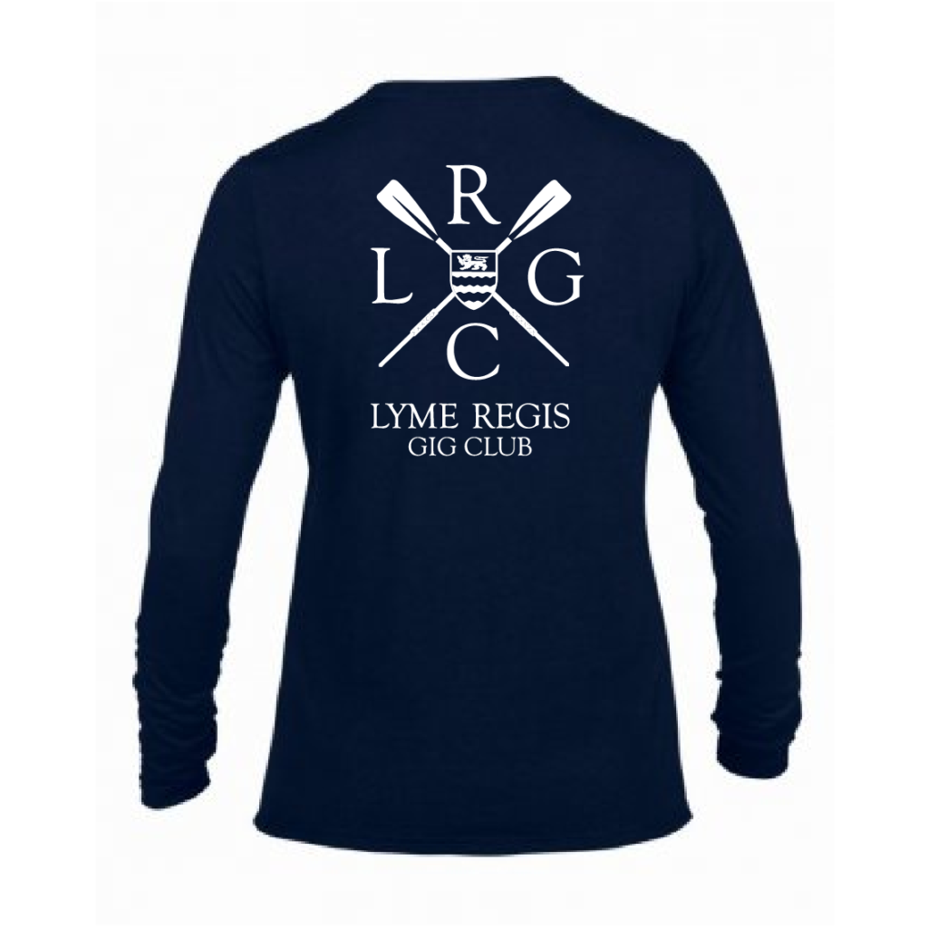 LRGC Ladies Sports Performance Long Sleeve T-Shirt – Navy or White – SR254F