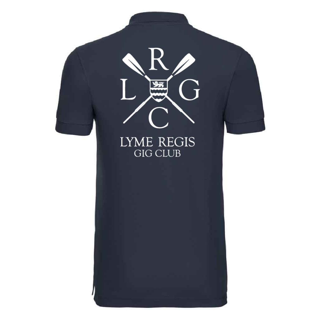LRGC French Navy Russell Stretch Piqué Polo Shirt – 566M