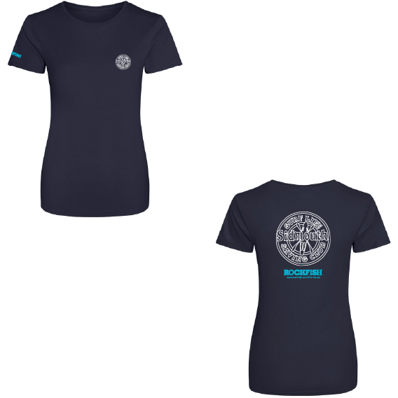 SSLSC Ladies Sports Performance T-Shirt – French Navy or White – JC005