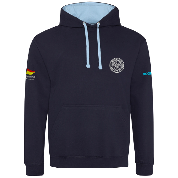 SSLSC – AWDis Varsity Hoodie – Navy/Sky Blue – JH003