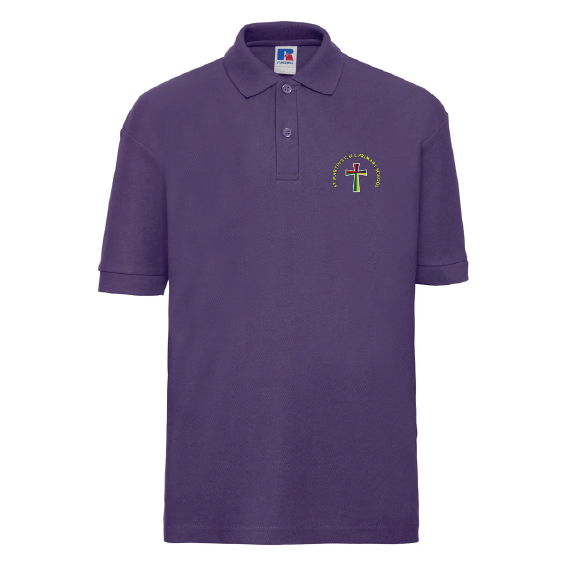 St Martin’s C of E Primary School Classic PE Poloshirt – Various Colours – 539B / M