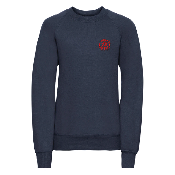 Ellen Tinkham School Classic Sweatshirt – Navy or Red – 762B / M