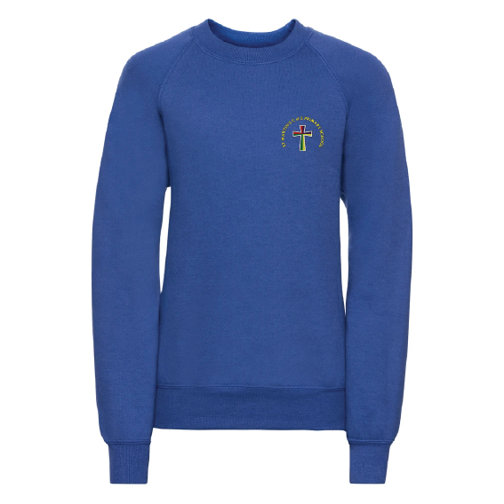 St Martin’s C of E Primary School Classic Sweatshirt - Royal Blue ...