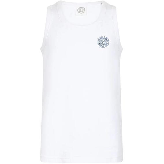SSLSC Kids Feel Good Stretch Vest – White – SM123