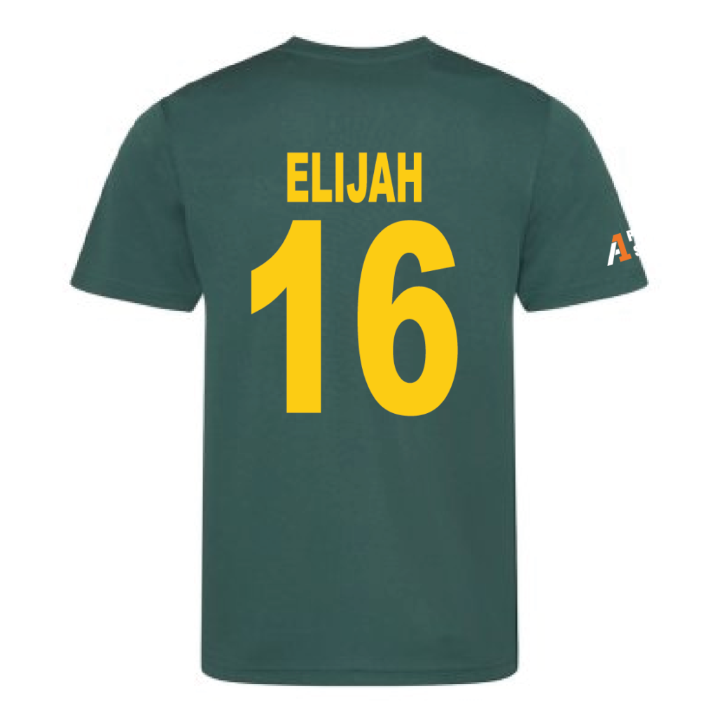 Sidbury Cricket Club – AWDis Cool T-Shirt – Bottle Green – JC001(B)