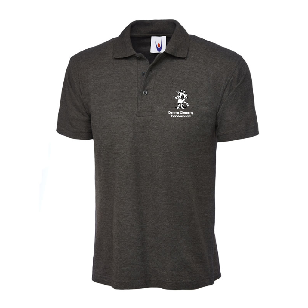 Denma Cleaning Services – Classic Poloshirt – Charcoal – UC101