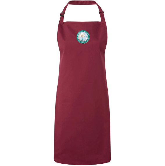 LDWA Jurassic 100 – Bib Apron – Burgundy – PR150