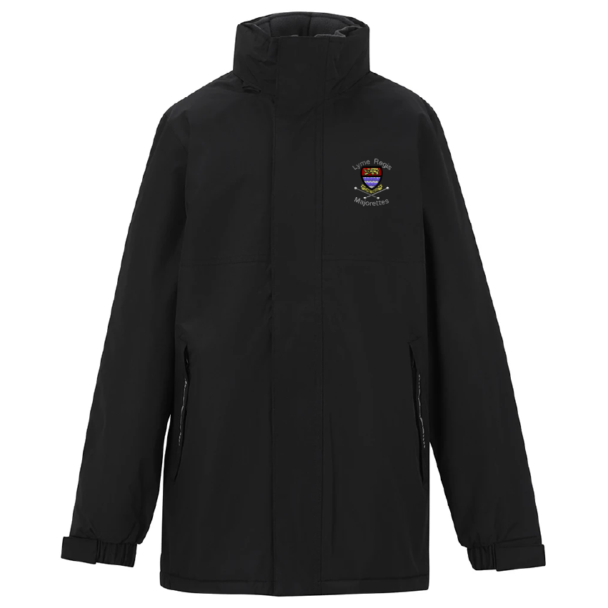 Lyme Regis Majorettes Regatta Kids Dover Parka Jacket – Black / Ash – RG339